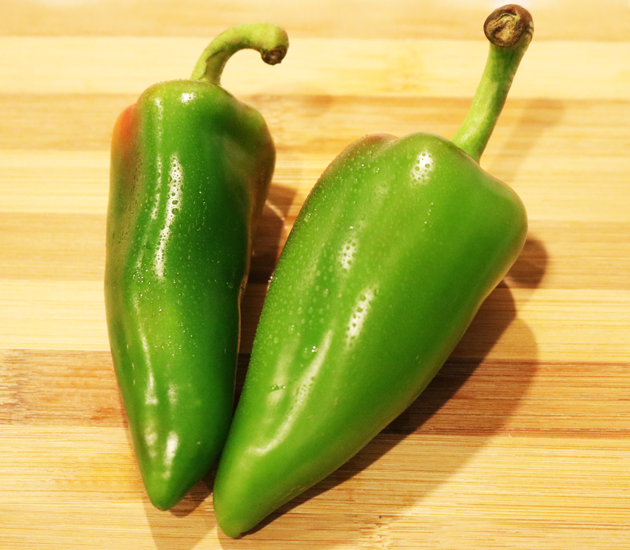 Pepper, sweet/bell long, green
