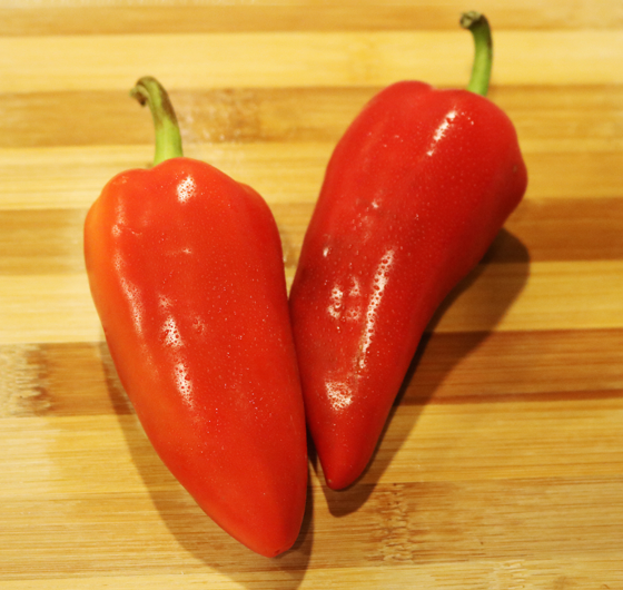 Pepper, sweet/bell, long, red