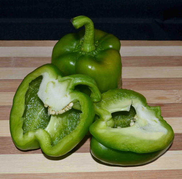 Pepper, sweet/bell, round, green