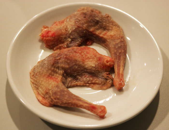 Pigeon thigh