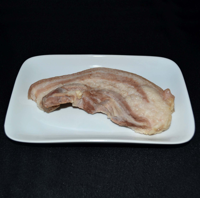 Pork belly, boiled