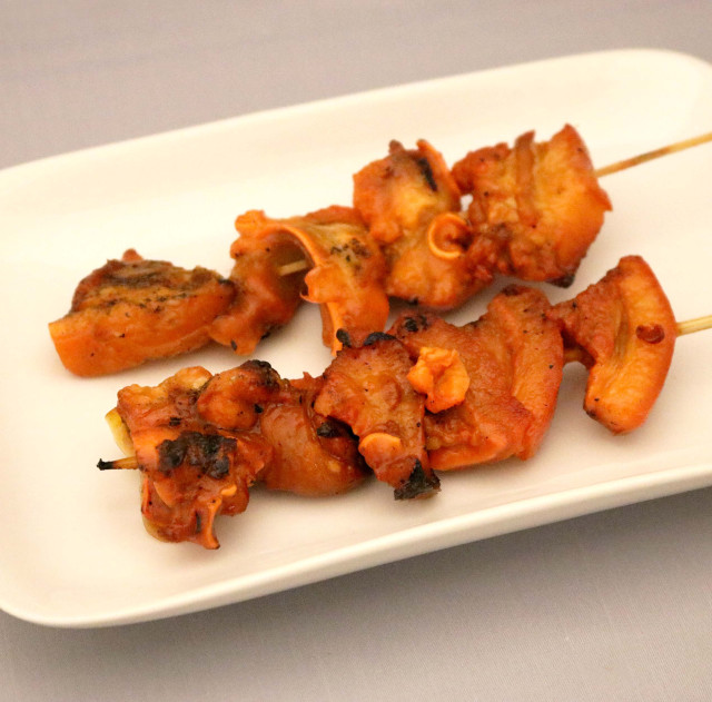 Pork ear, bbq