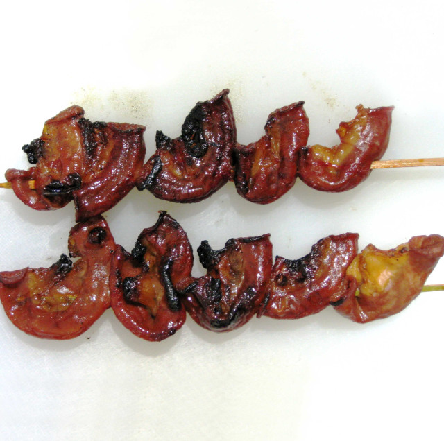 Pork intestine, small, bbq