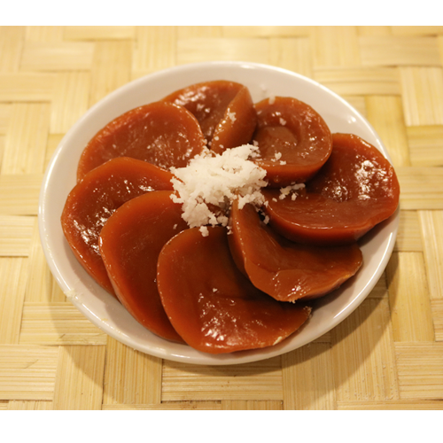 Rice cake, cuchinta, w/ grtd coconut topping