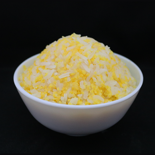 Rice-corn mixture (1:1), boiled