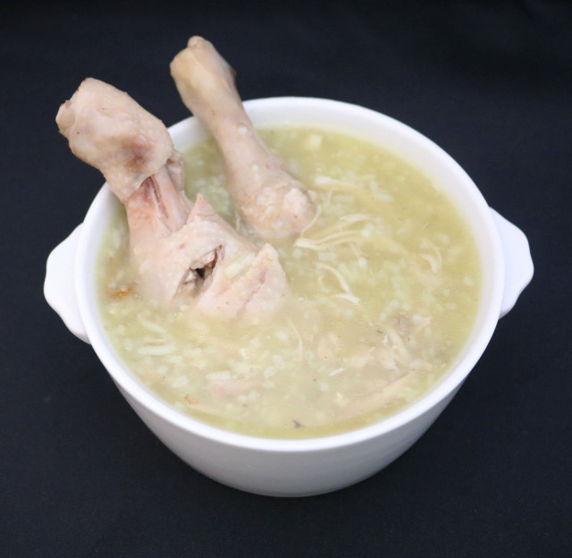 Rice gruel w/ chicken