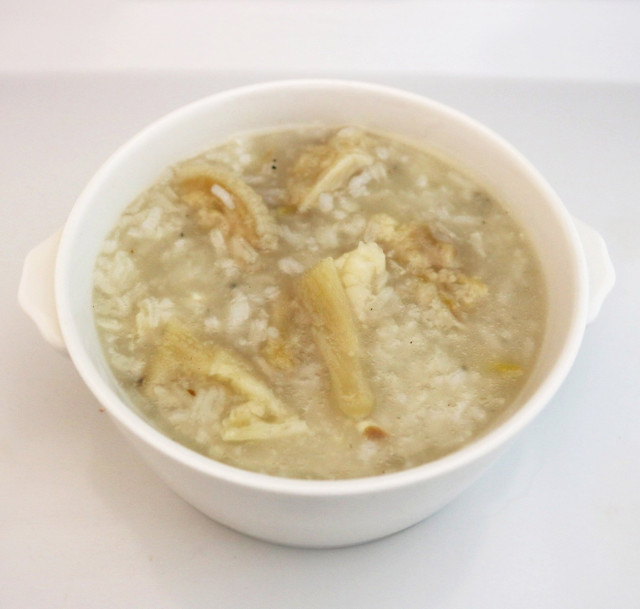Rice gruel w/ tripe