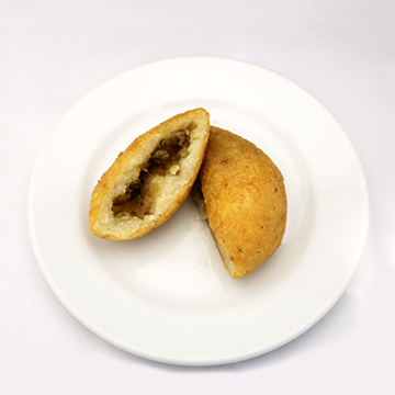 Rice prep (glutinous), butse, w/ mung bean filling