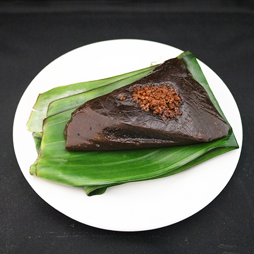 Rice prep (glutinous), kalamay, w/ coconut curd topping