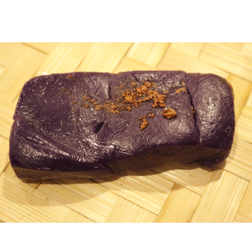 Rice prep (glutinous), kalamay, w/ yam