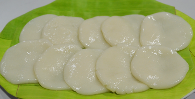 Rice prep (glutinous), palitaw