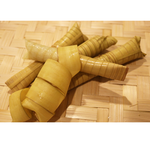 Rice prep (glutinous), suman sa ibos
