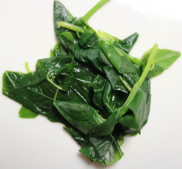 Slender/Spineless amaranth lvs, boiled