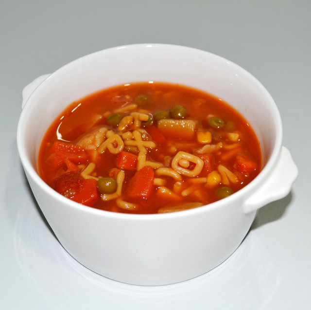 Soup, veg alphabet, cnd