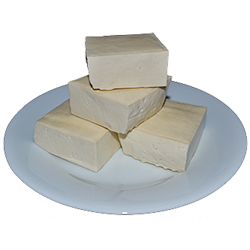 Soybean cheese, hard curd