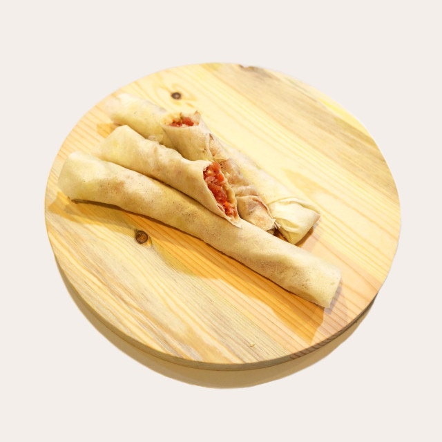 Spring roll, beef, unckd
