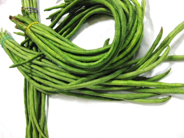 String/Yard long bean pod, green