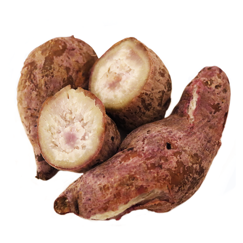 Sweet potato, purple, boiled