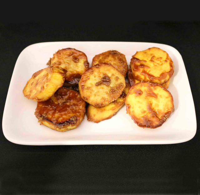 Sweet potato, w/ sugar, fried