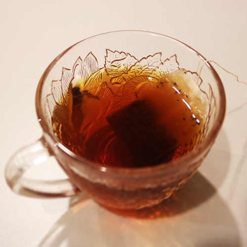 Tea, prep w/ water, no sugar