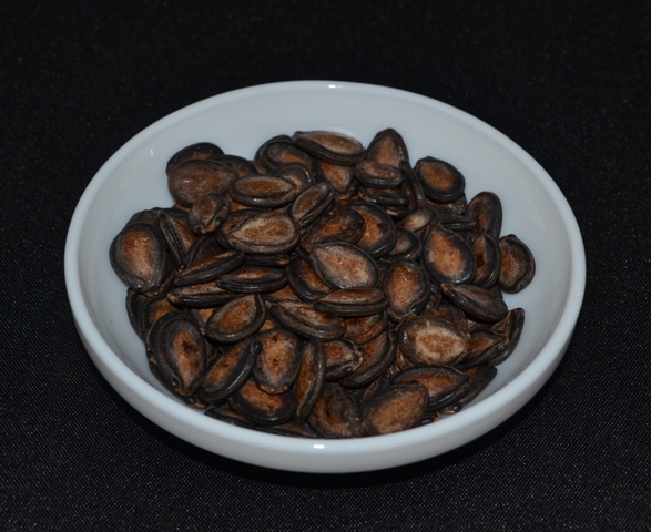 Watermelon seed, dried, salted